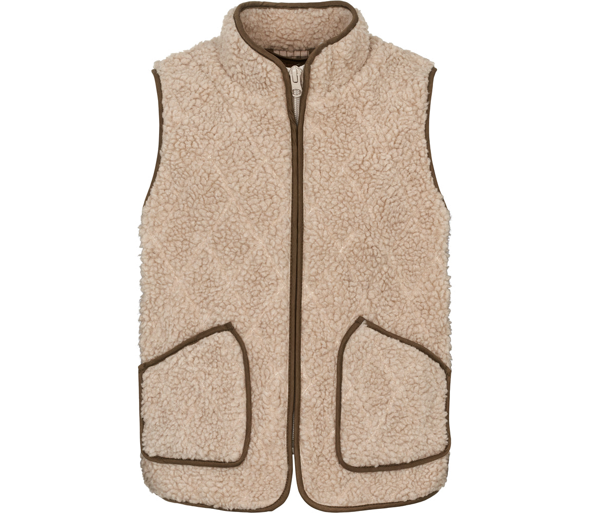 Fleece vest with side pockets