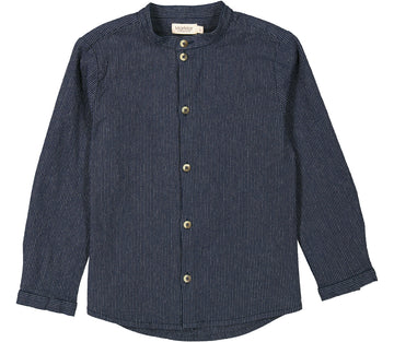 Torben, Mao shirt - Blue