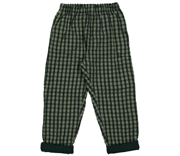 Panto, Pants - Dark Leaf Check