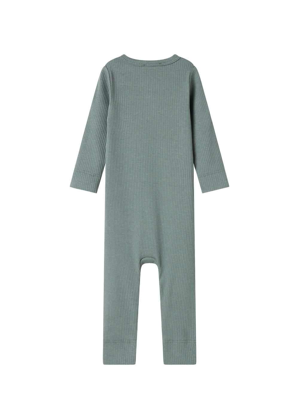 Baby Jumpsuit In Rib With Button Closure And Long Sleeves – MarMar ...
