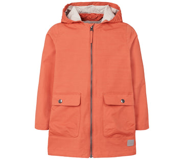 Parka jacket with pockets and a hood. For kids
