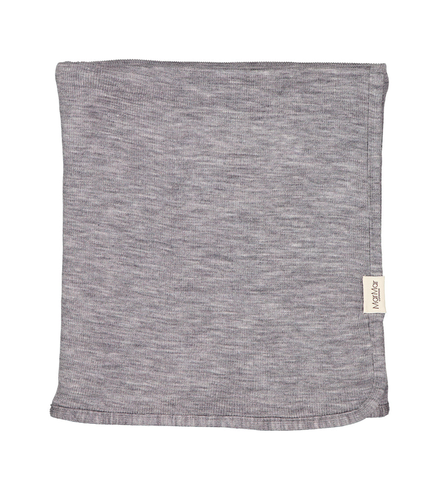 Alida, Wool Rib Baby blanket - Grey Melange – MarMar Copenhagen