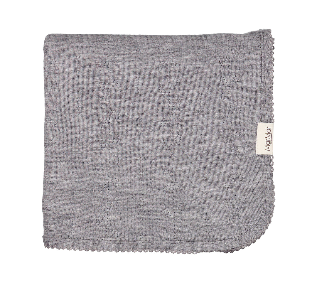 Rib Cotton Blanket - 100% Mélange Yarns